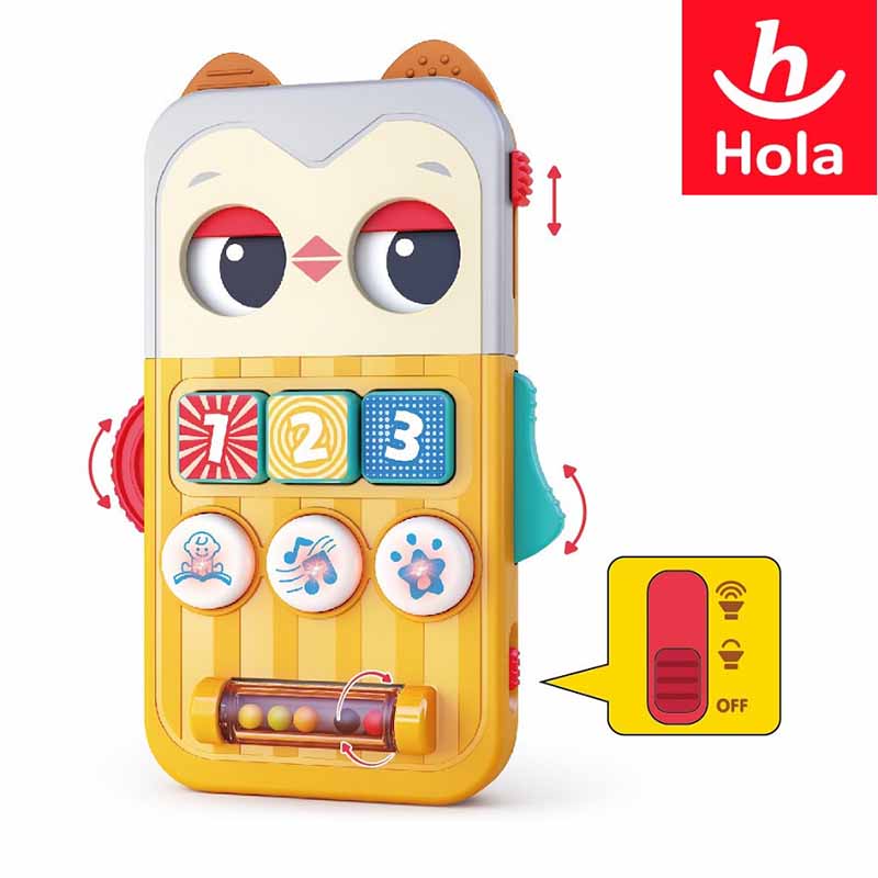 تخته آموزشی و سرگرمی جغد هولا Hola HE8951 | اسباب بازی تعاملی موزیکال کودک